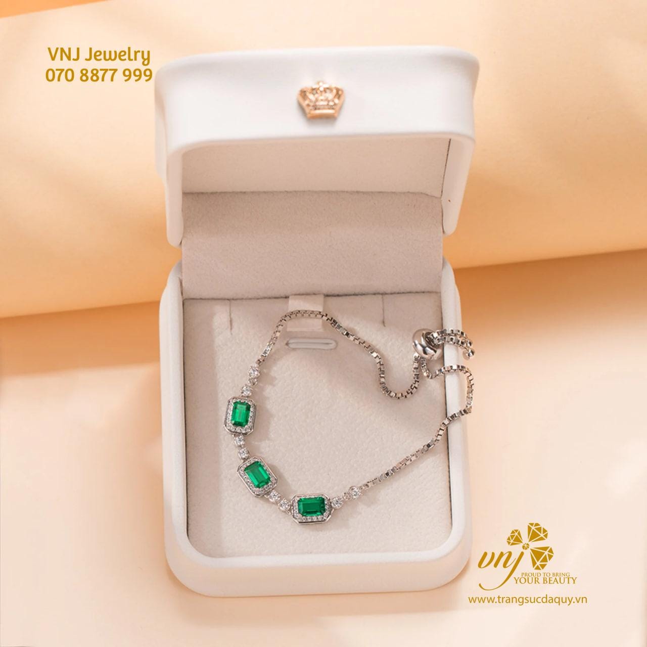 Vòng Tay Đá Emerald Vde2 (6)