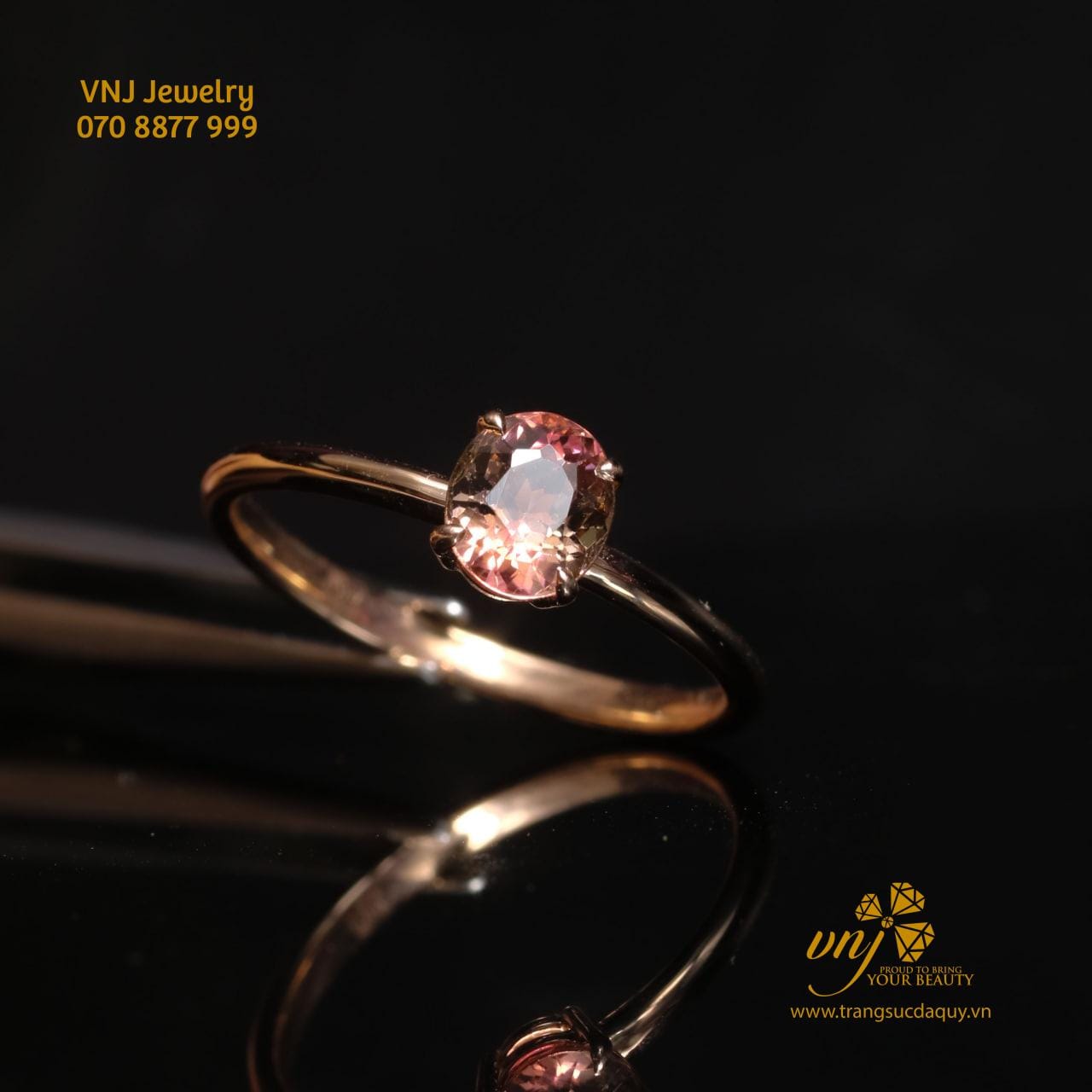 Nhẫn Sapphire Hồng NWS29