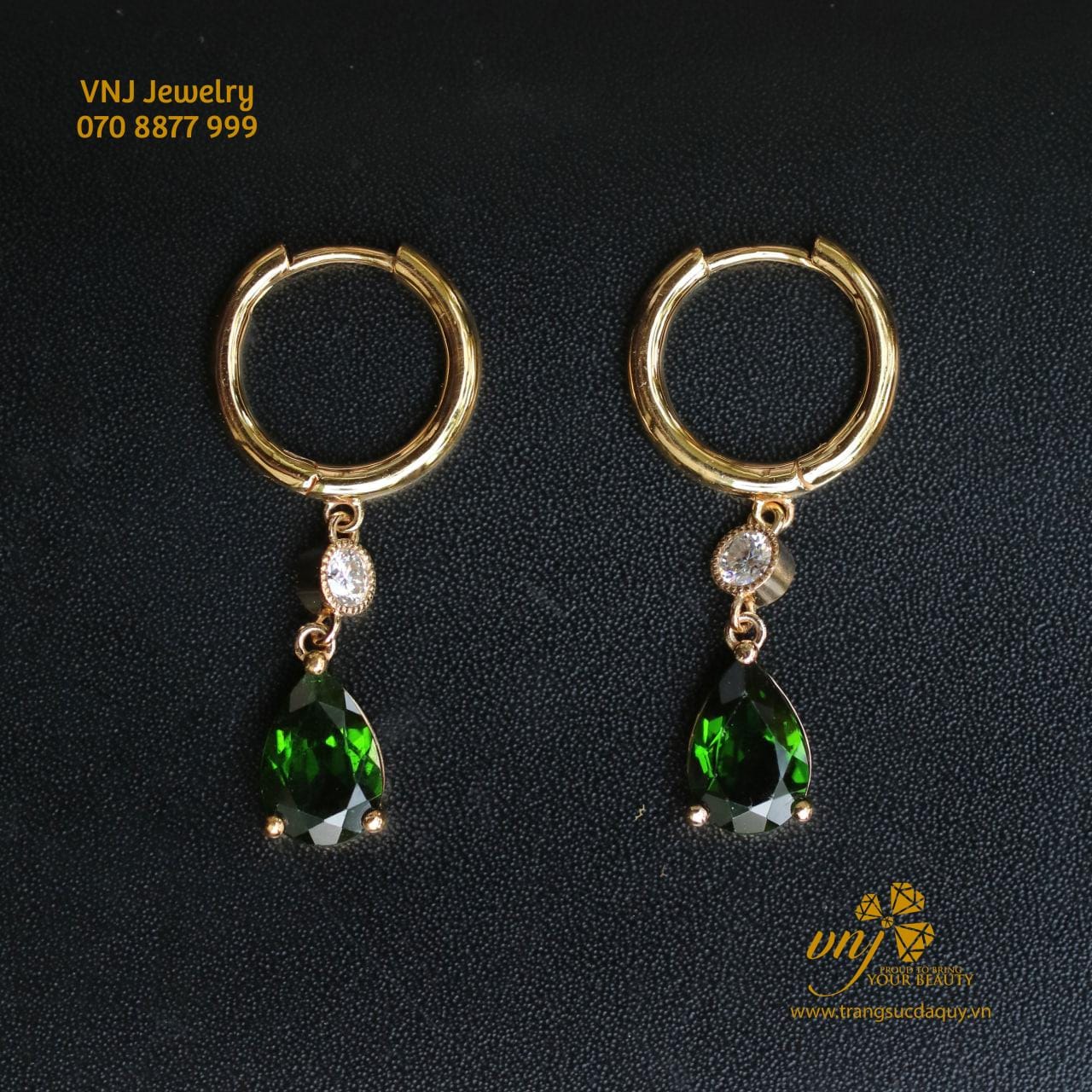 Hoa Tai Đá Diopside Thiên Nhiên BTD1