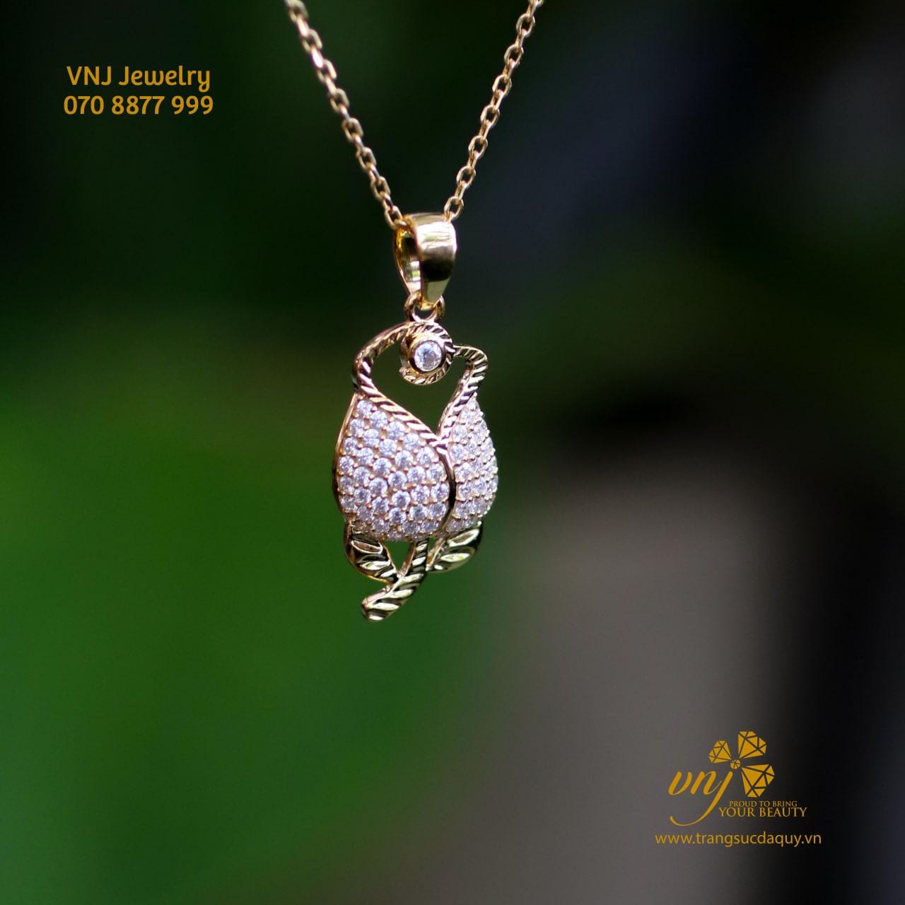 Mặt Dây Chuyền Bông Hồng MDKC10