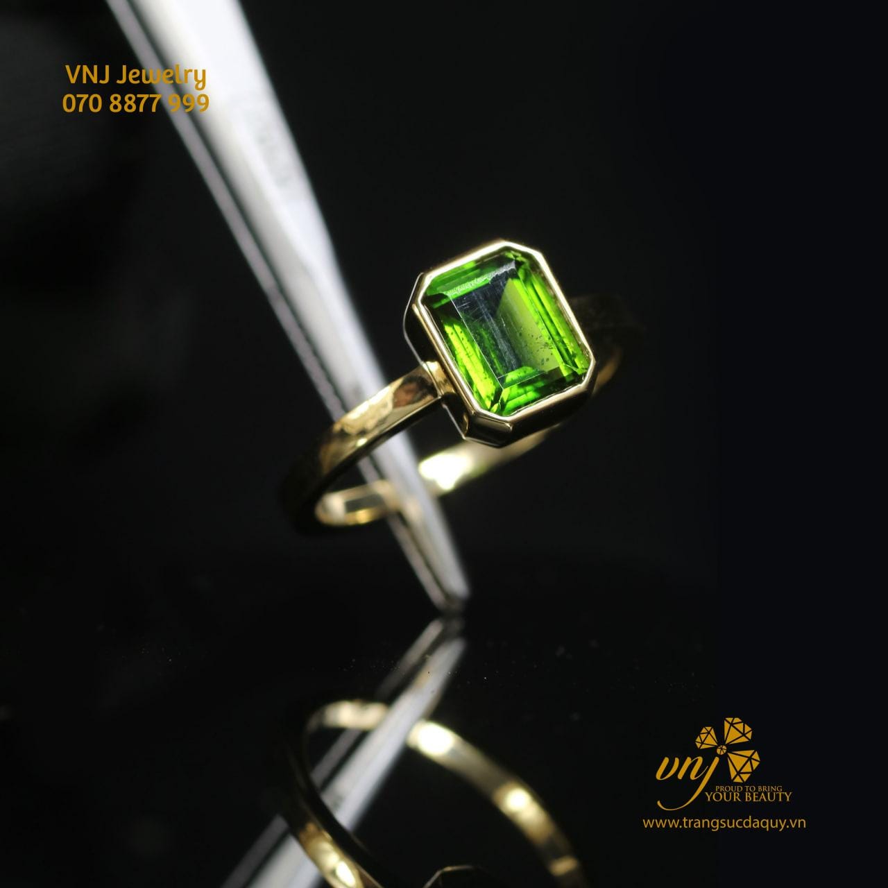 Nhẫn Peridot Unisex NWP12