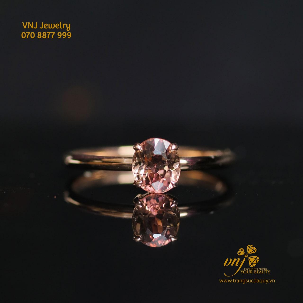 Nhẫn Sapphire Hồng NWS29