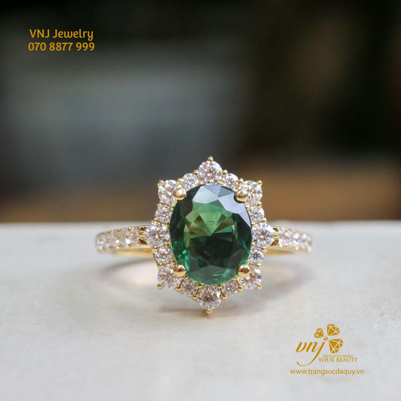 Bộ Trang Sức đá Sapphire Xanh (3)