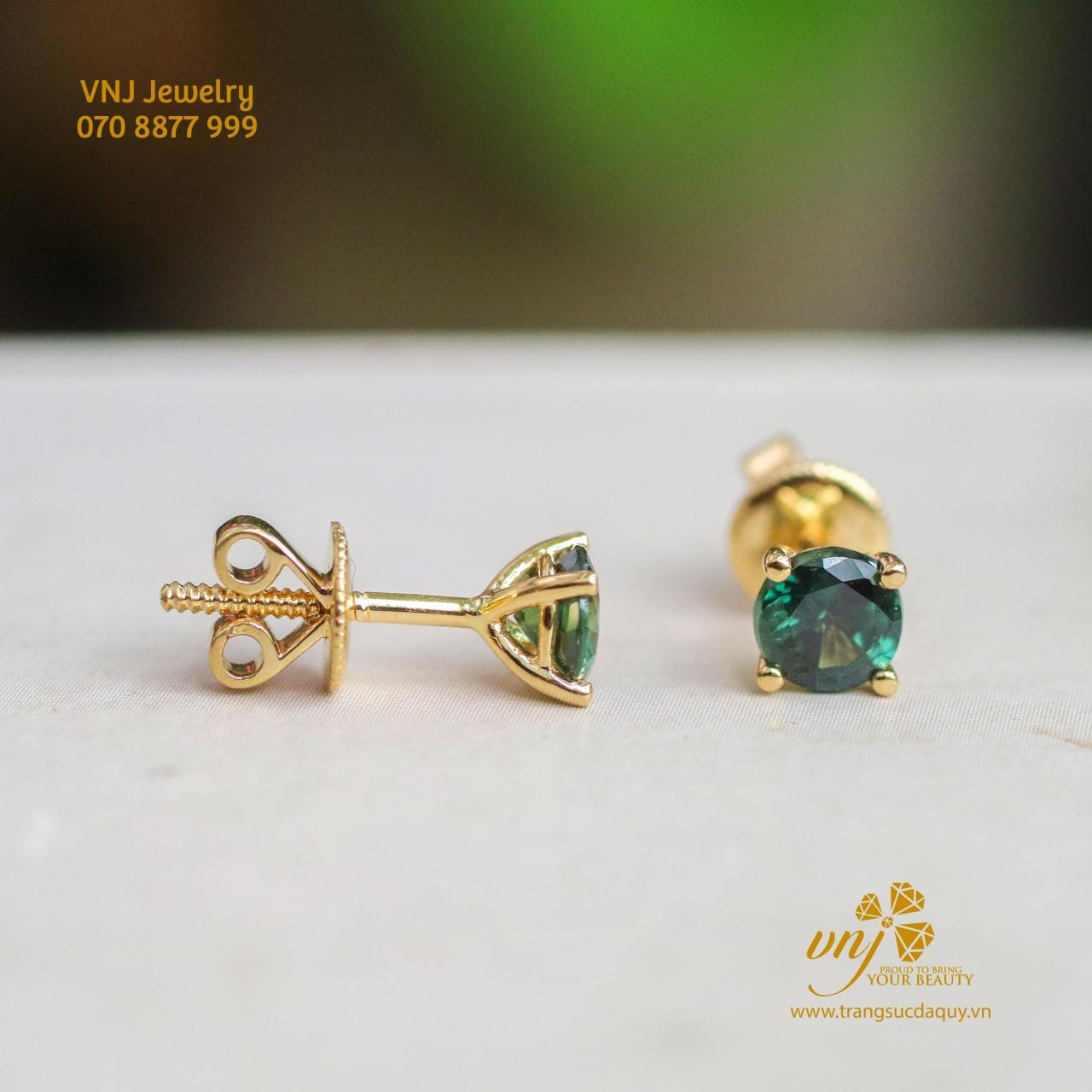 Bộ Trang Sức đá Sapphire Xanh (9)