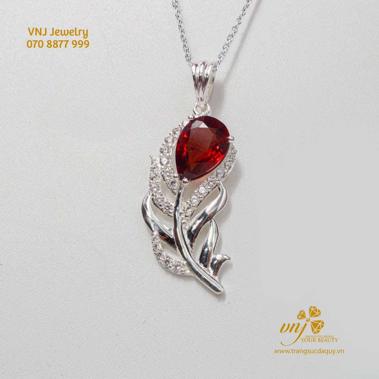 Mặt Dây Chuyền Garnet Mdg10 (2)