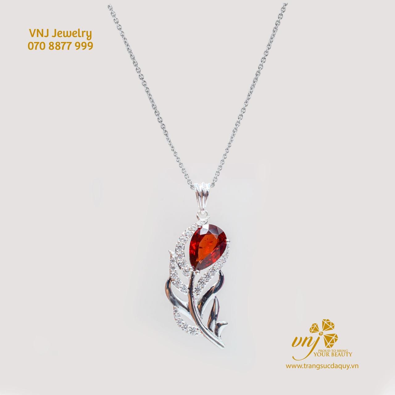 Mặt Dây Chuyền Garnet Mdg10 (4)