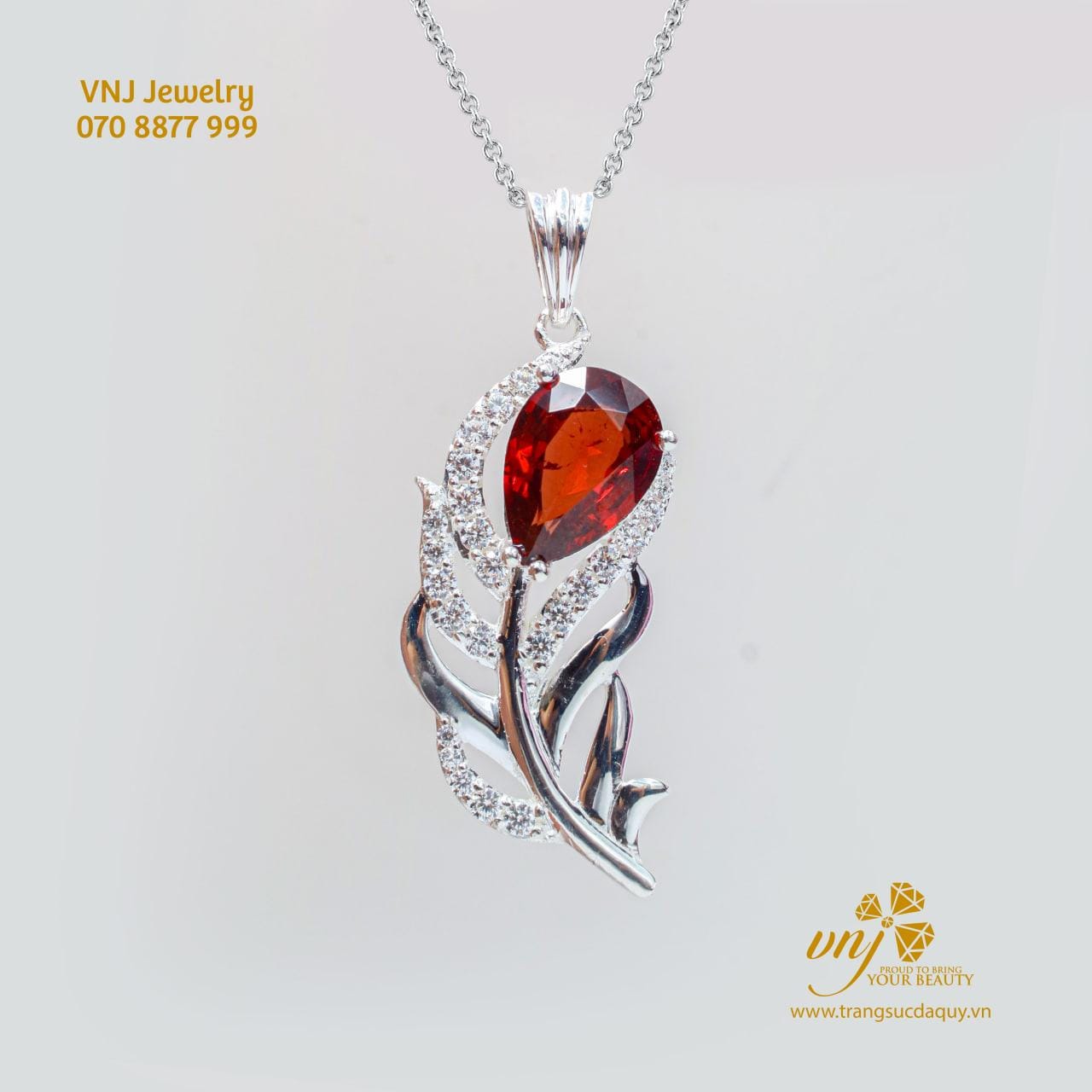 Mặt Dây Chuyền Garnet Mdg10