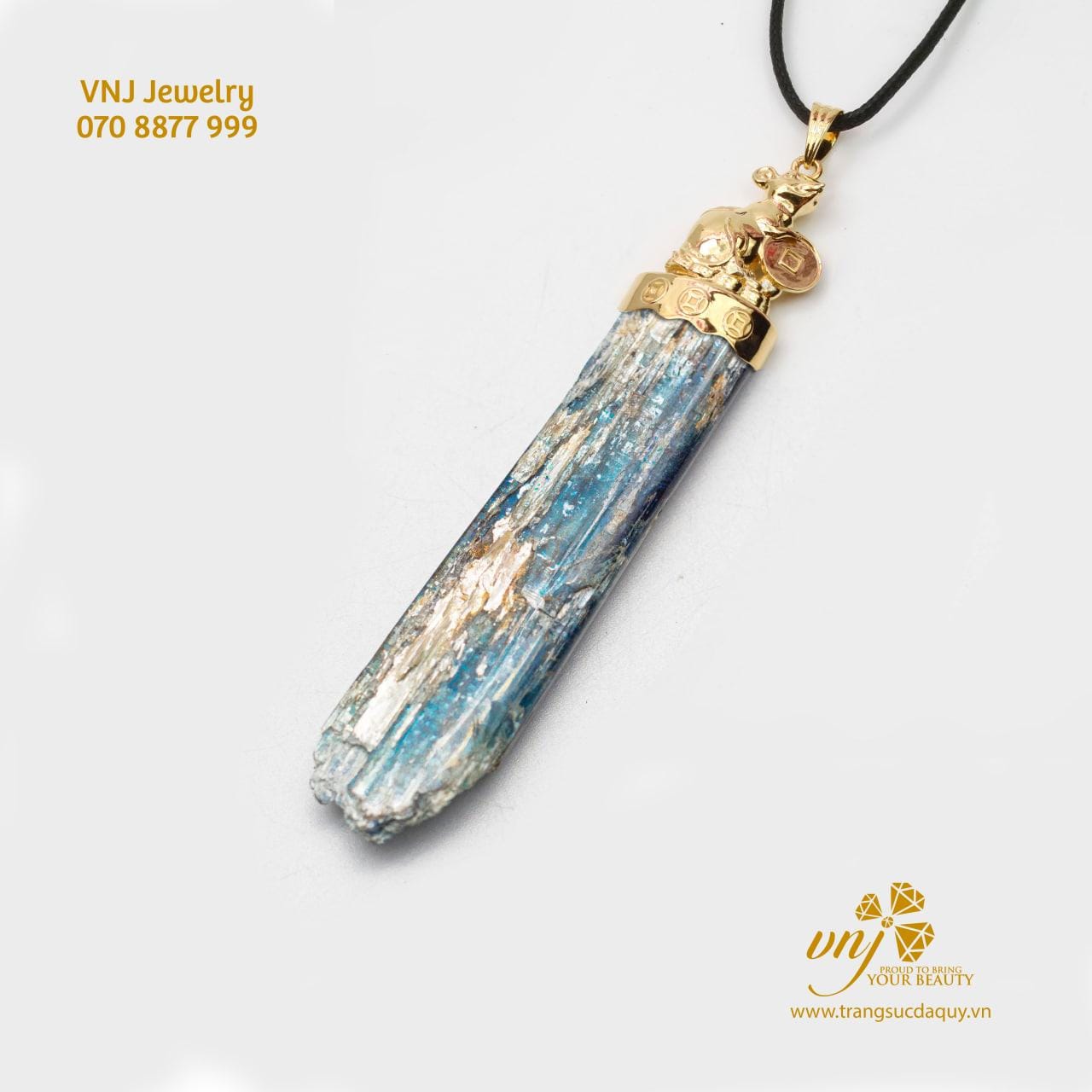 Mặt Dây Chuyền Tuổi Chuột Aquamarine (2)