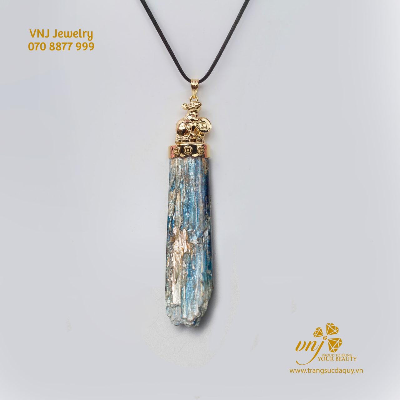 Mặt Dây Chuyền Tuổi Chuột Aquamarine