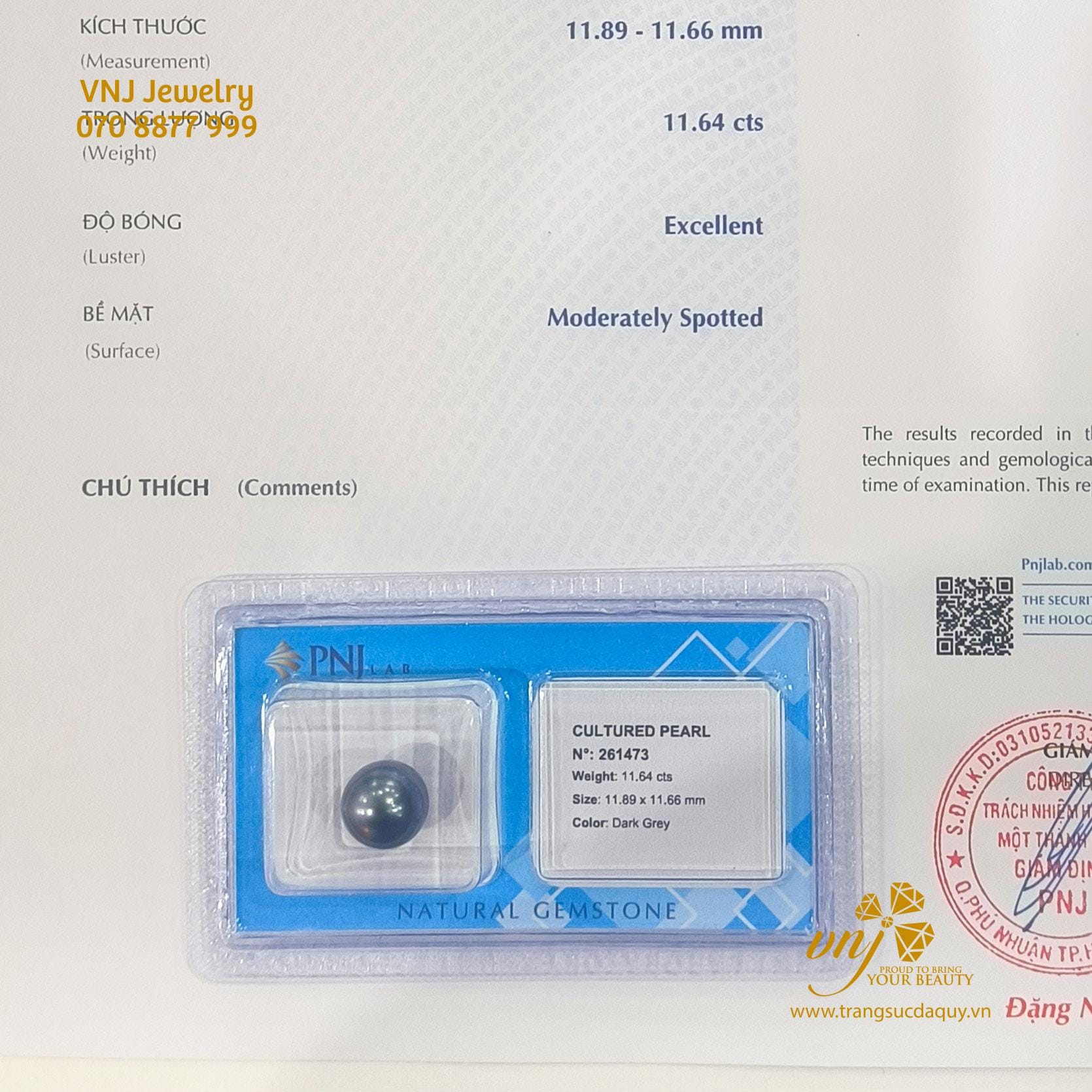 Ngọc Trai Đen Thiên Nhiên Haiti