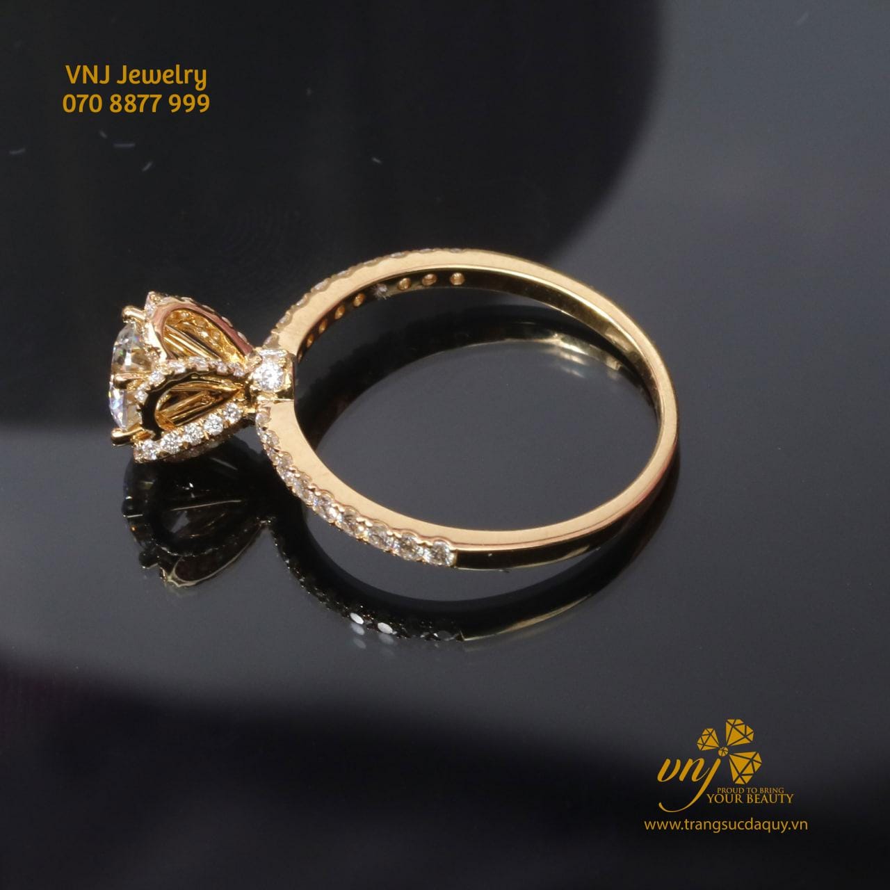 Nhẫn Cầu Hôn Full Kim Cương Nwd29