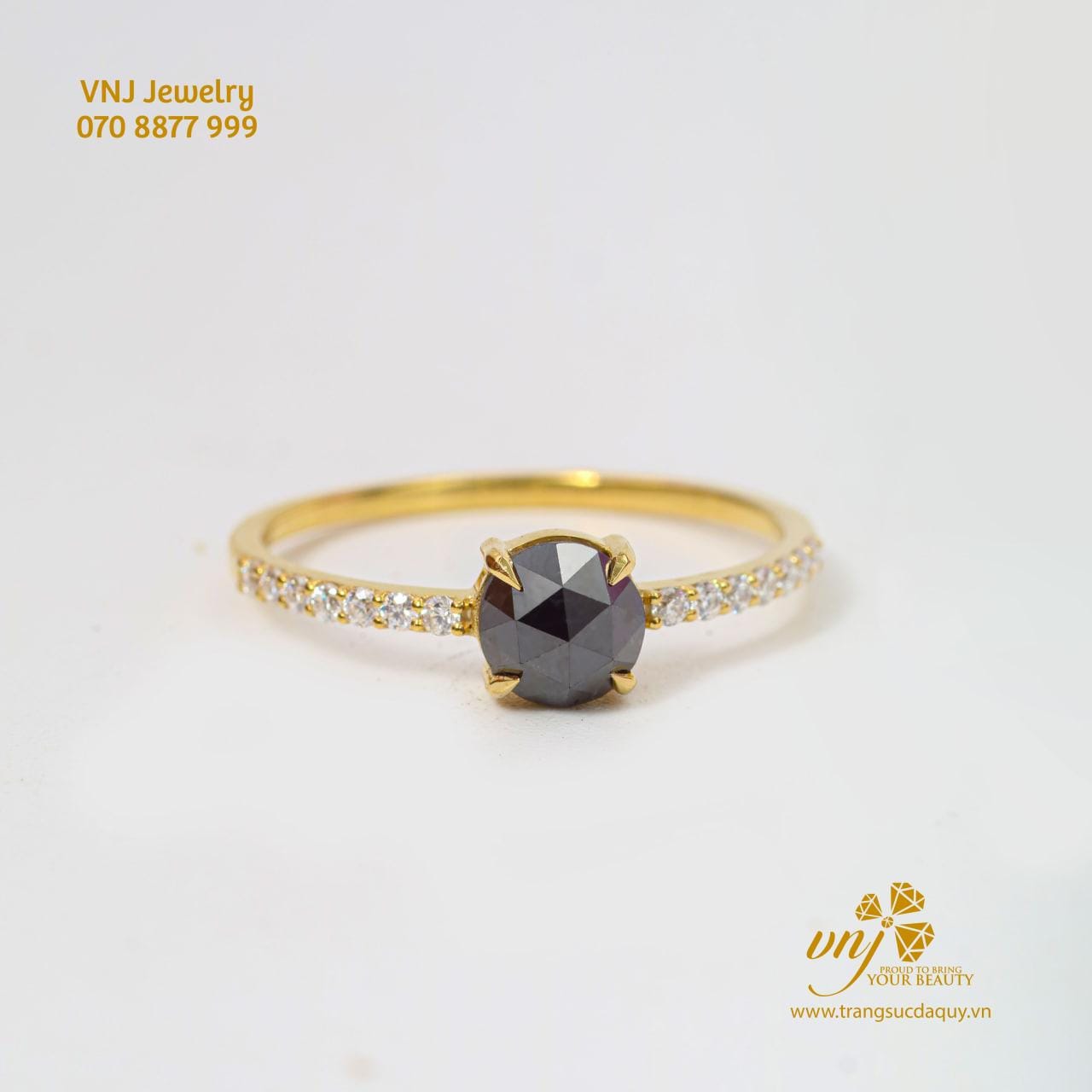 Nhẫn Kim Cương Đen Nwd19 (2)