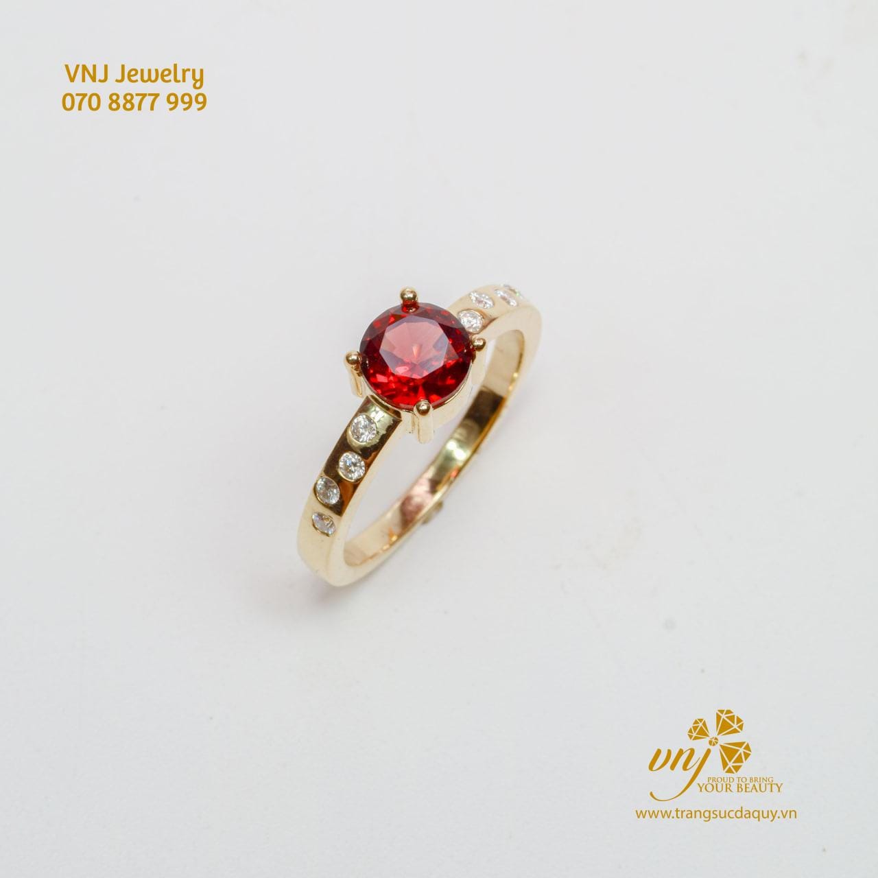 Nhẫn Garnet Thiên Nhiên NWG12