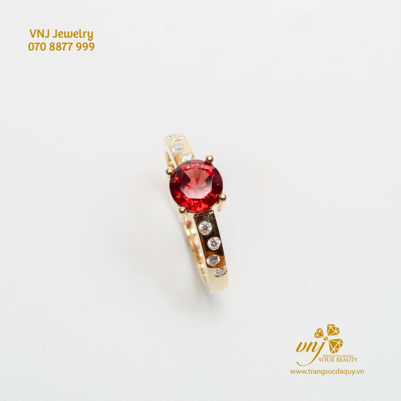 Nhẫn Garnet Thiên Nhiên NWG12