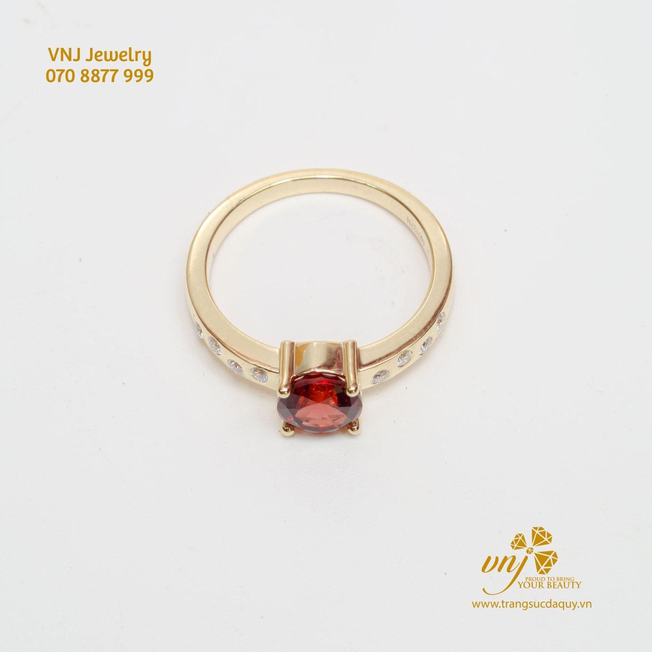Nhẫn Garnet Thiên Nhiên NWG12