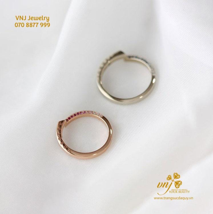 Nhẫn Cưới Mix đá Quý (7)