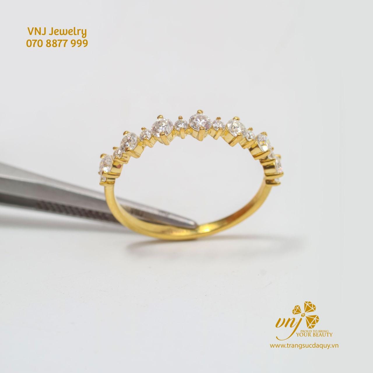 Nhẫn Wedding Pave Diamond NWD30