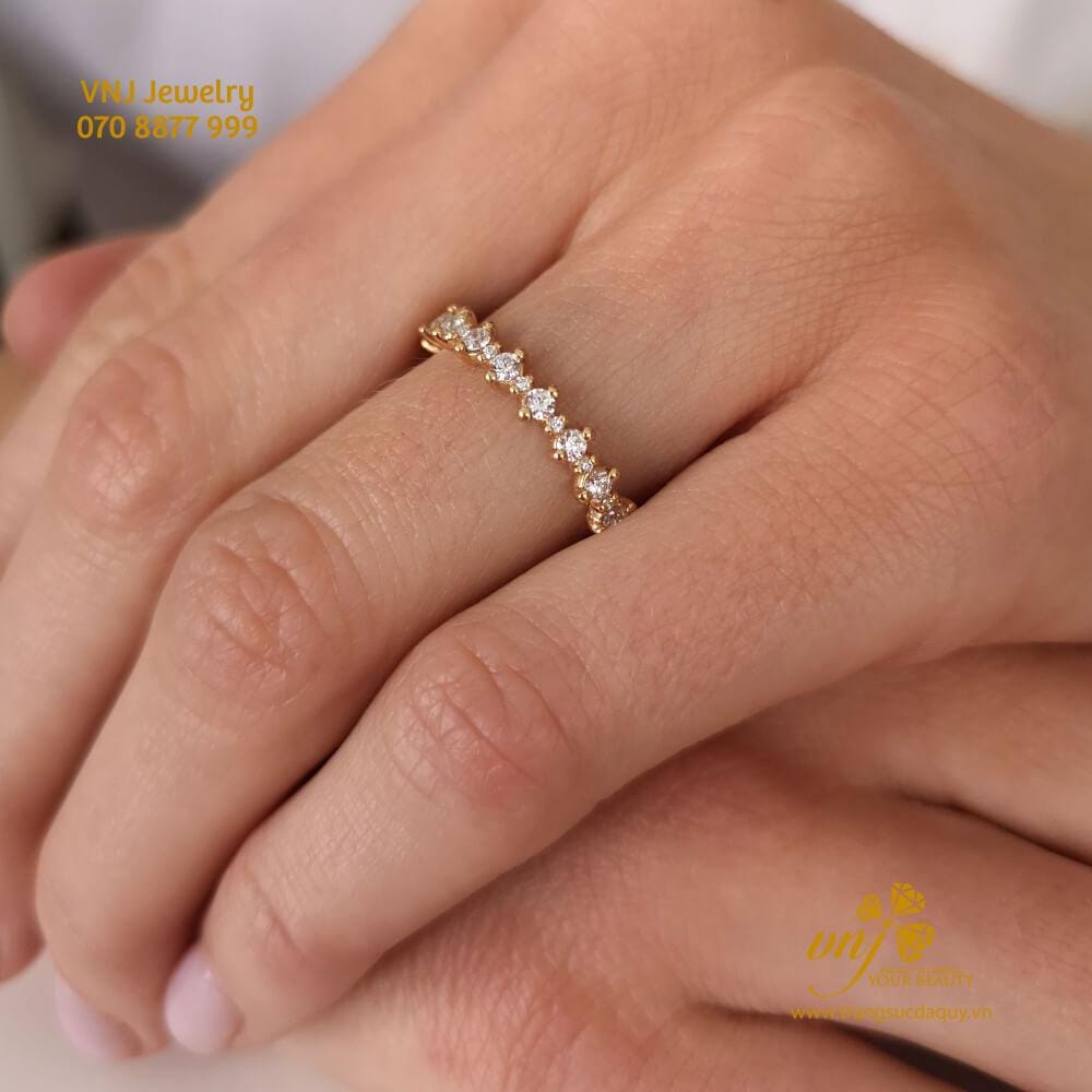 Nhẫn Wedding Pave Diamond NWD30