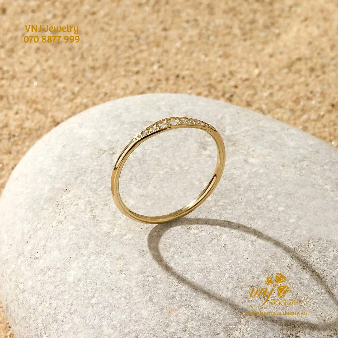 Nhẫn Wedding Pave Diamond NWD25