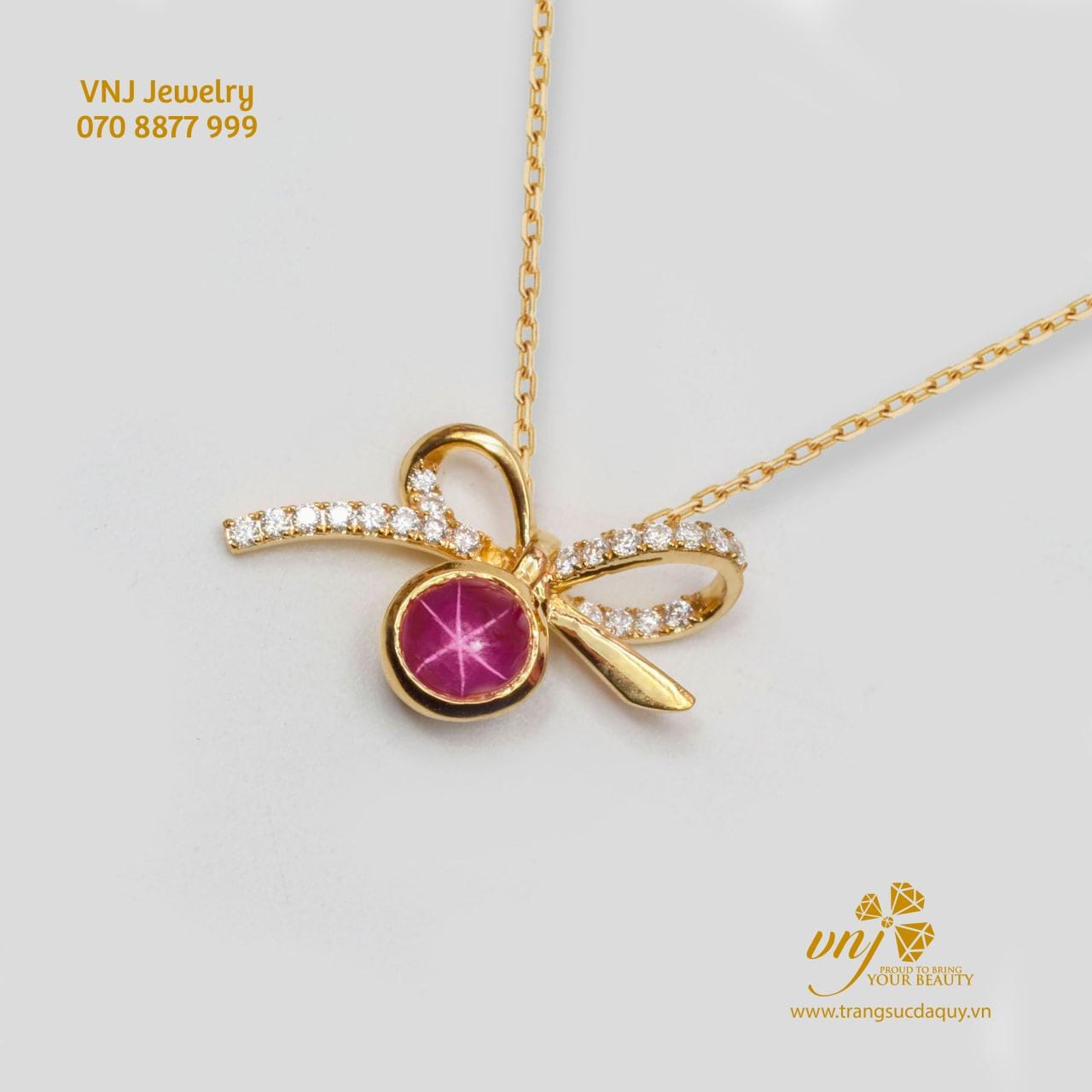 Mặt Dây Chuyền Ruby MDR16