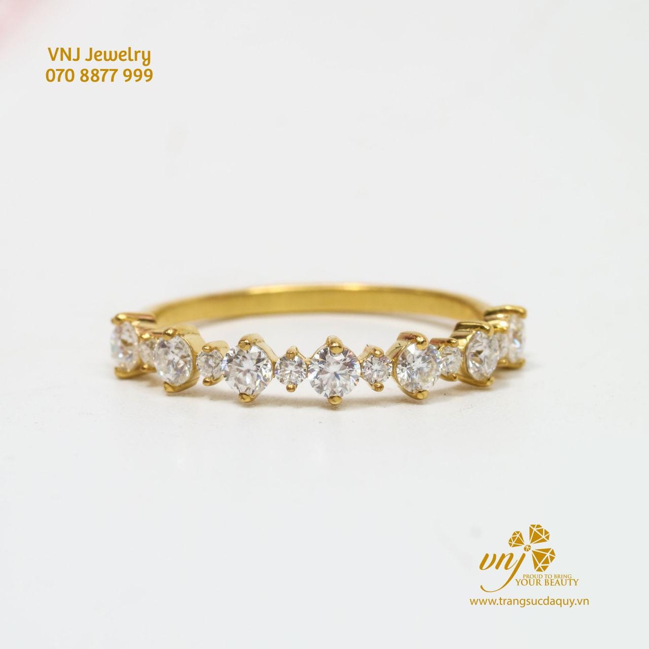 Nhẫn Wedding Pave Diamond NWD30