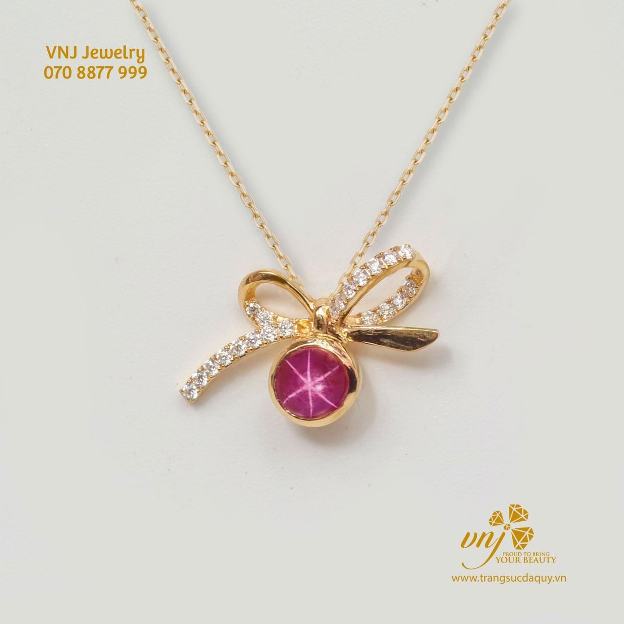 Mặt Dây Chuyền Ruby MDR16