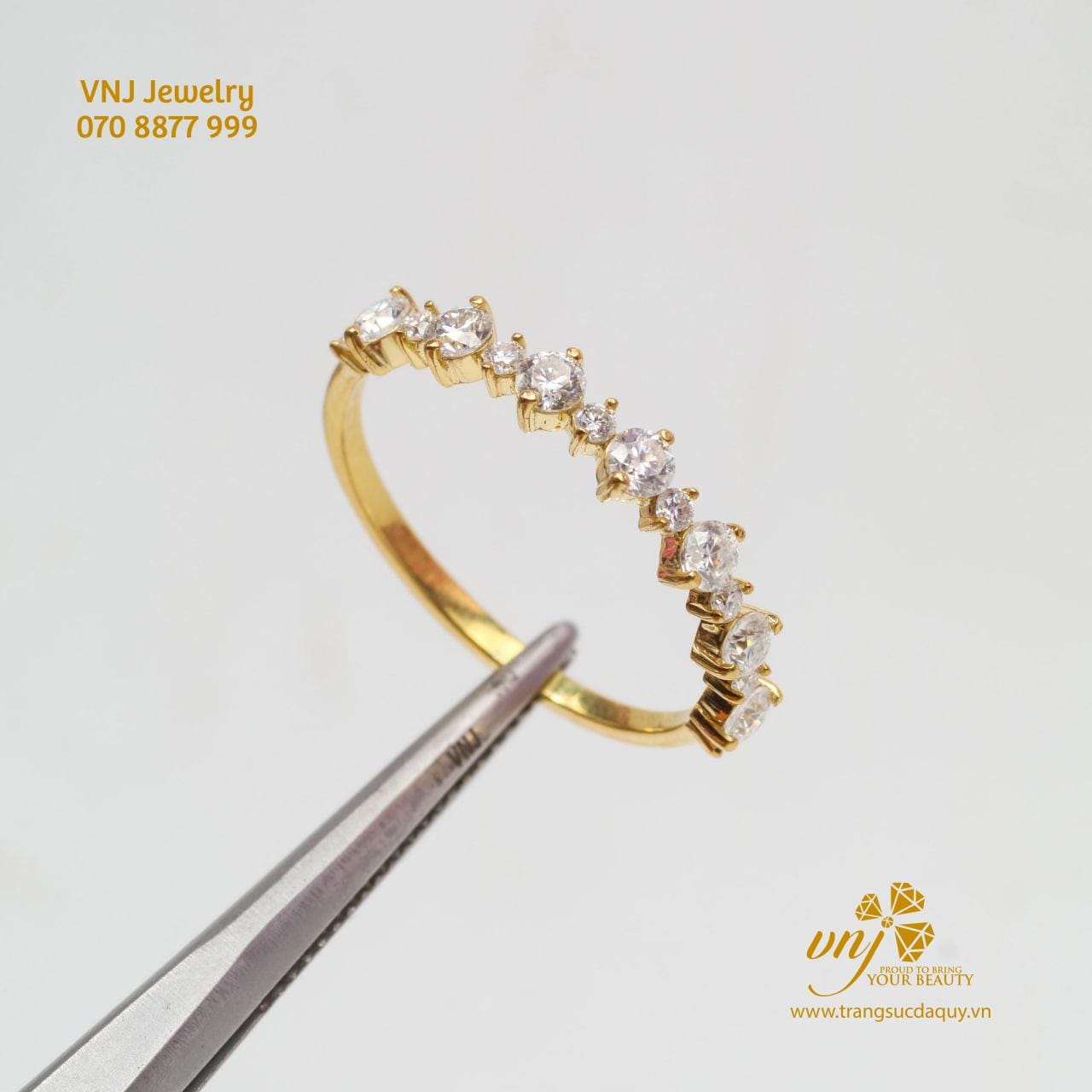 Nhẫn Wedding Pave Diamond NWD30