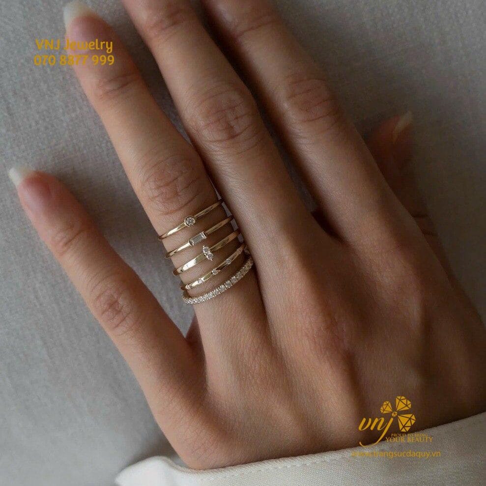 Nhẫn Wedding Tiny NWD24