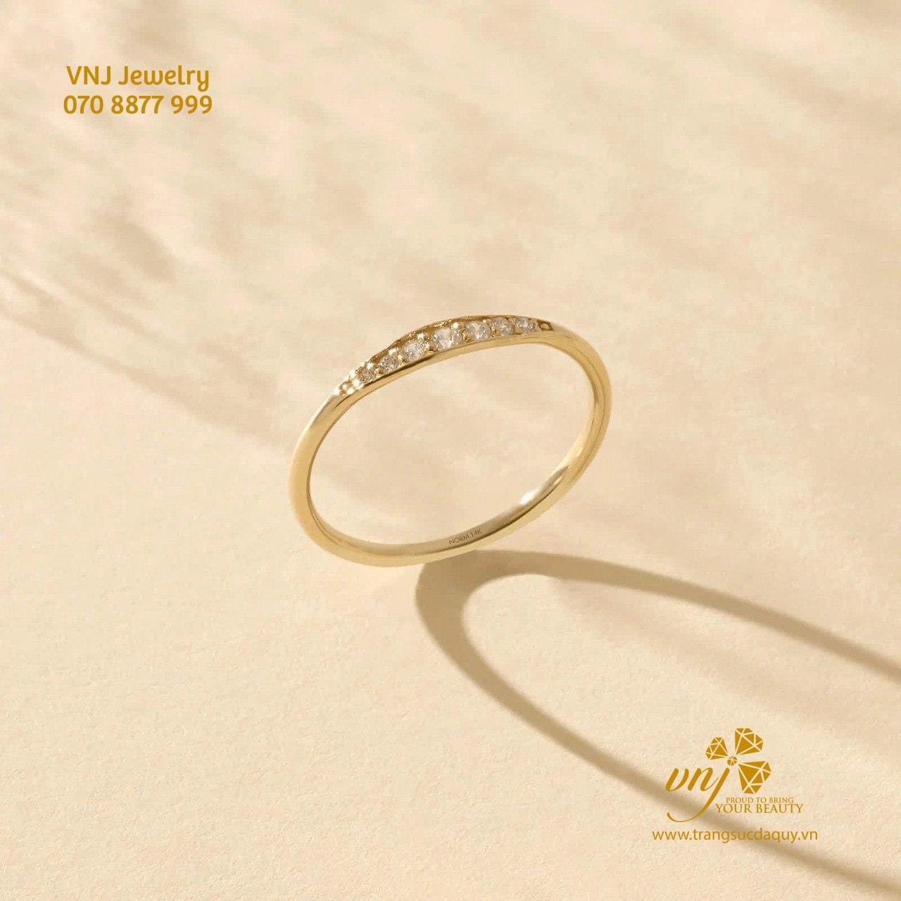 Nhẫn Wedding Pave NWD25