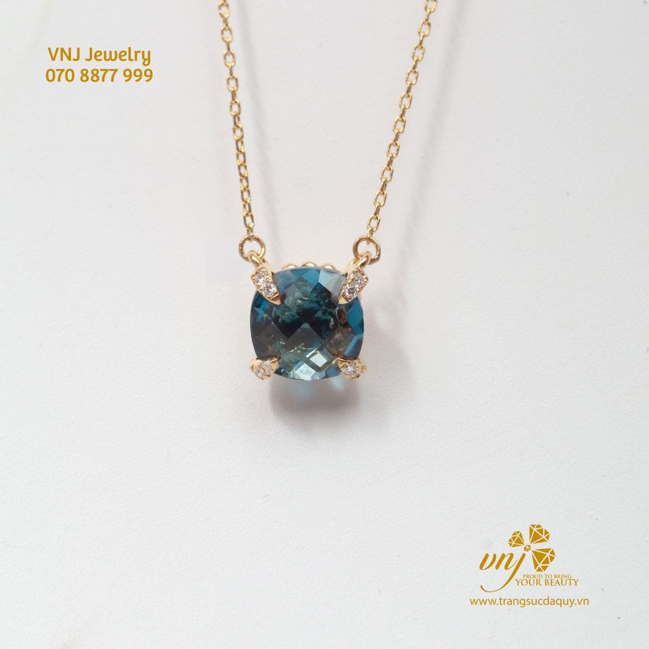 Bộ Trang Sức Đá Topaz Thiên Nhiên (7)