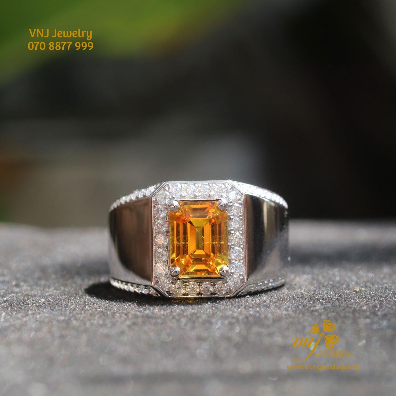 Nhẫn Nam Sapphire Vàng Nm103 (3)