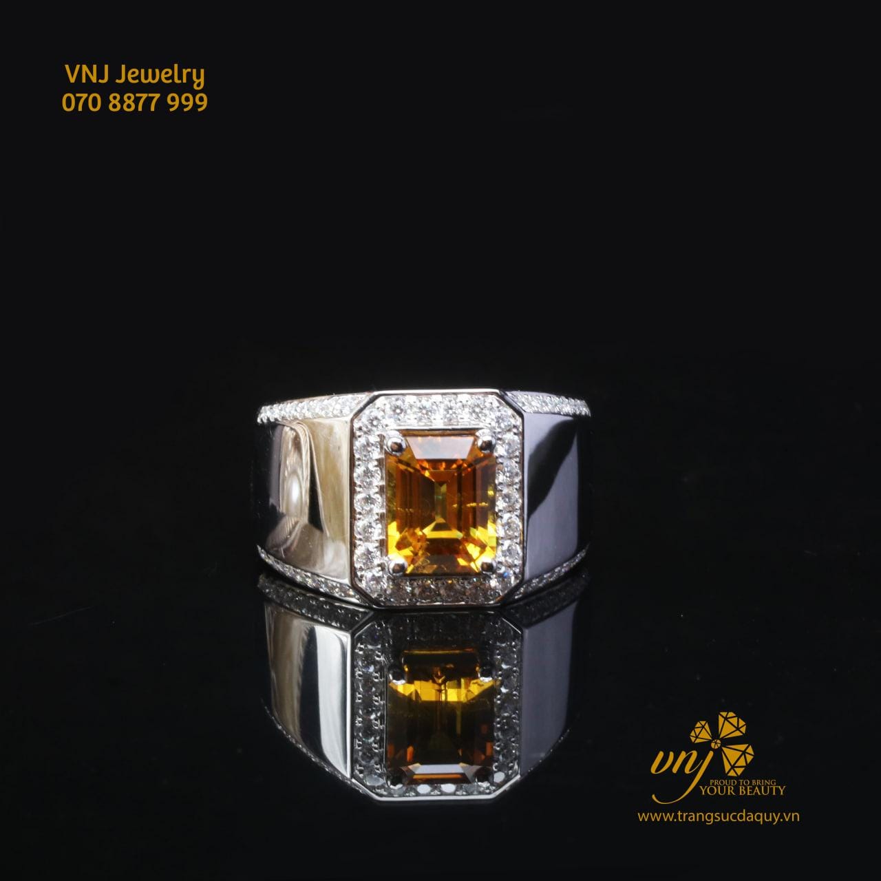 Nhẫn Nam Sapphire Vàng Nm103 (4)