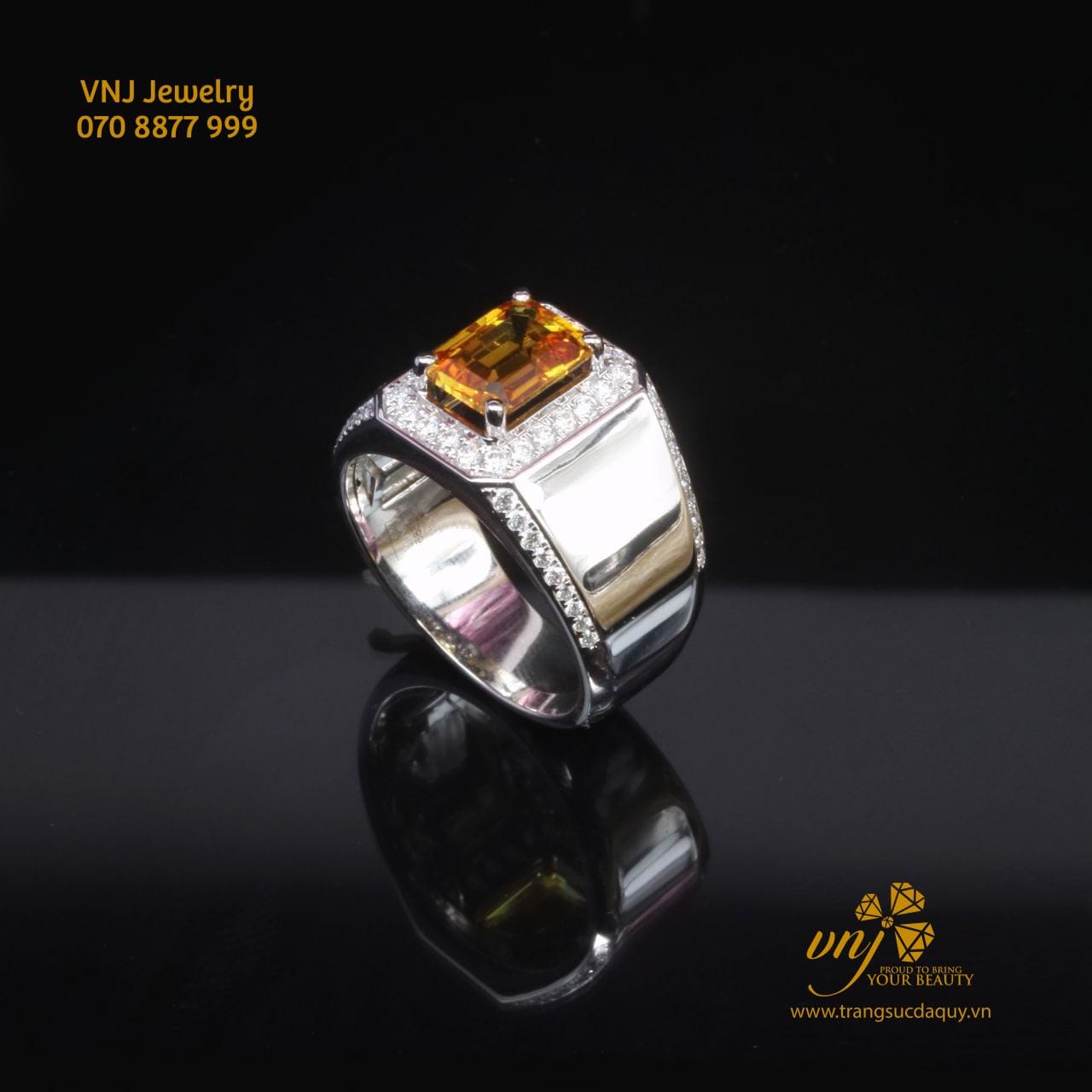 Nhẫn Nam Sapphire Vàng Nm103 (5)