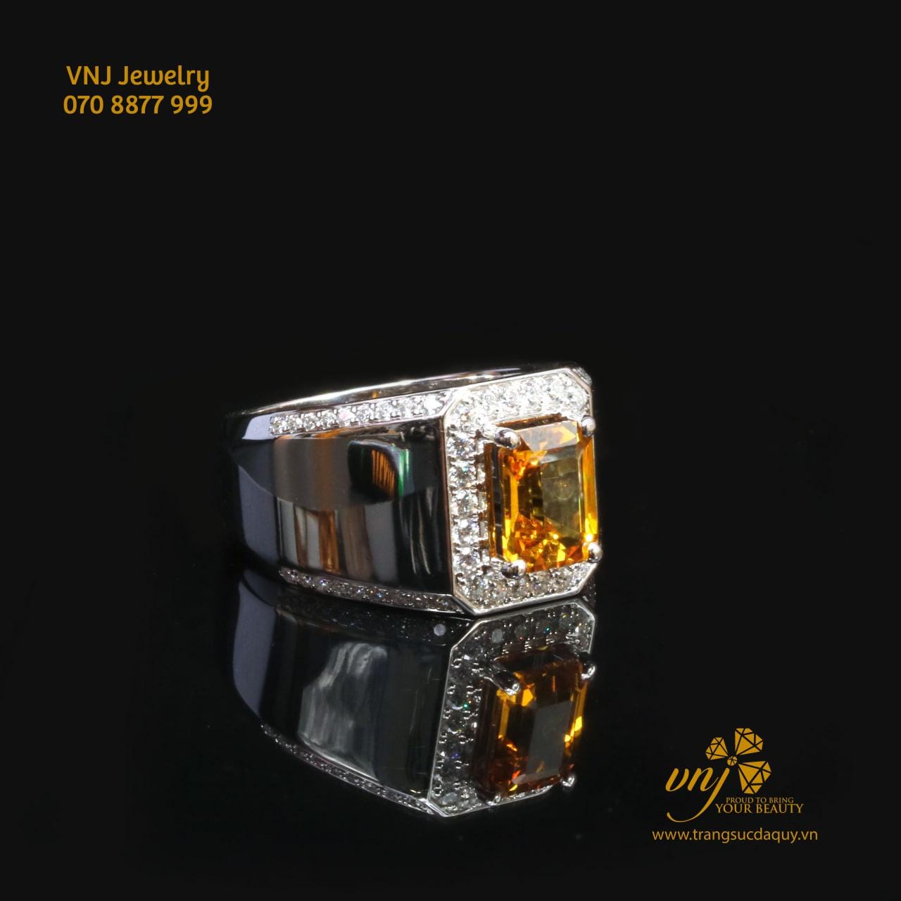 Nhẫn Nam Sapphire Vàng Nm103 (6)