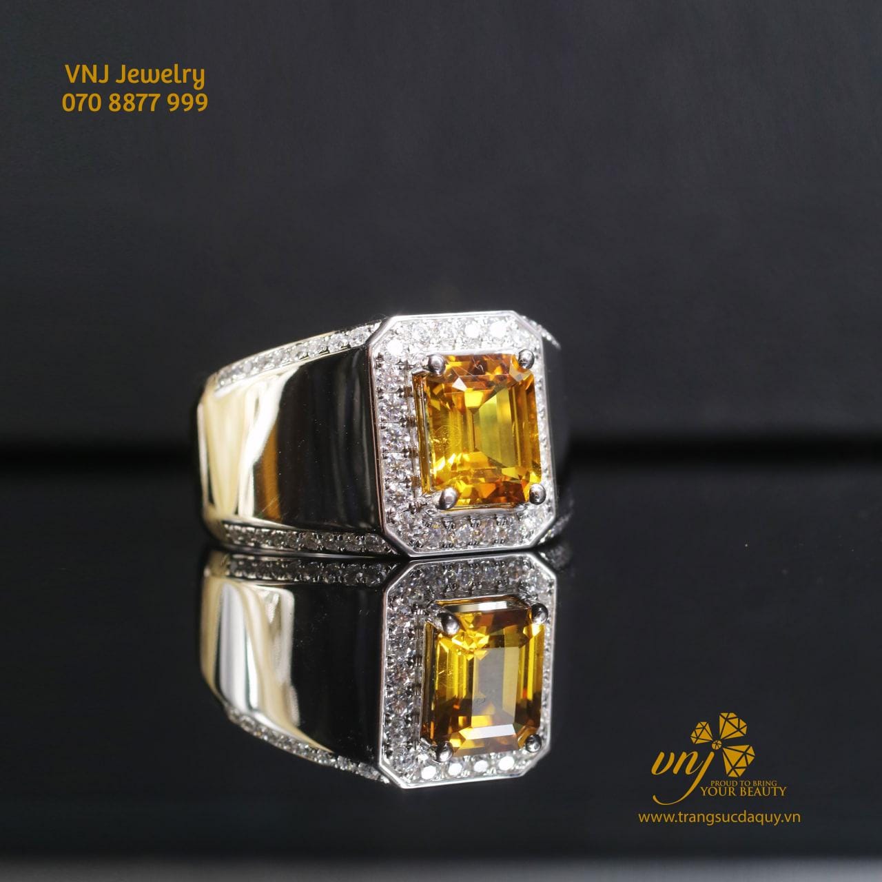 Nhẫn Nam Sapphire Vàng Nm103 (9)