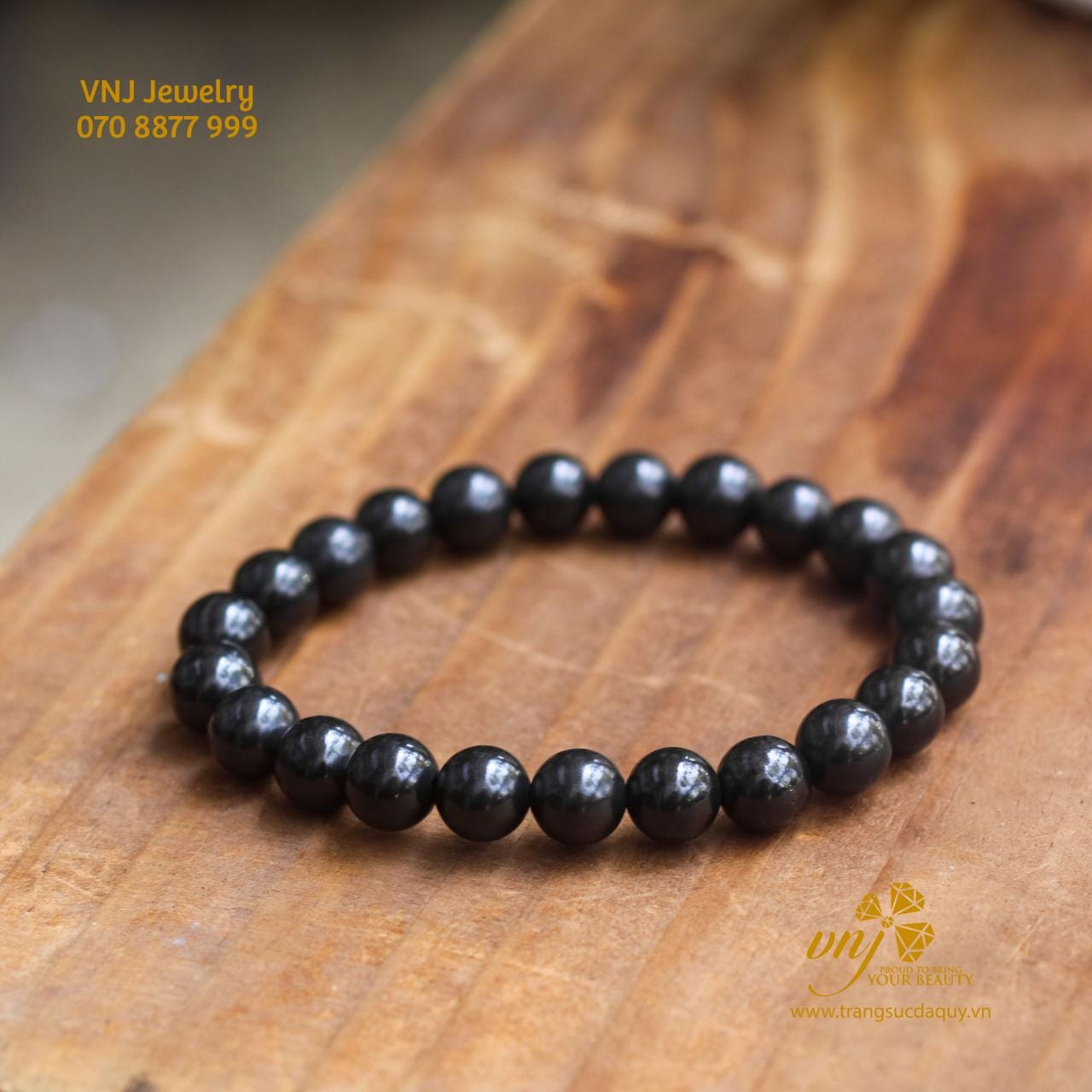 Vòng Tay Đá Shungite VDST1