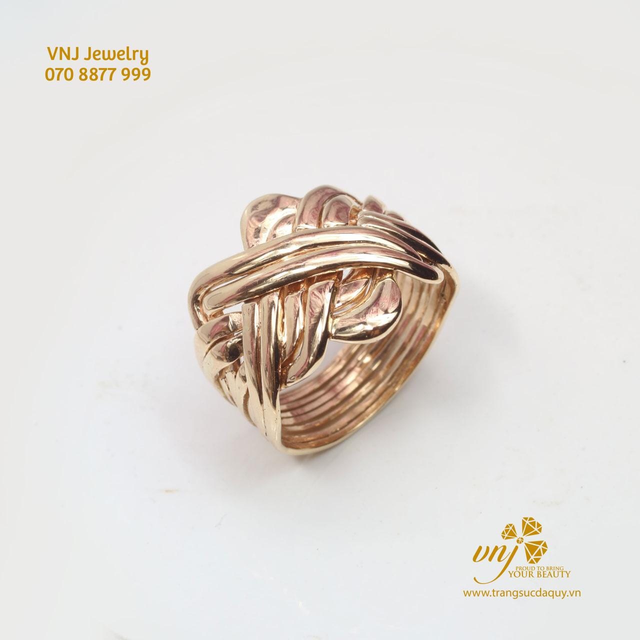 Nhẫn Infinity Love Ring Unisex - Xếp hình 8 Trong 1 NM101