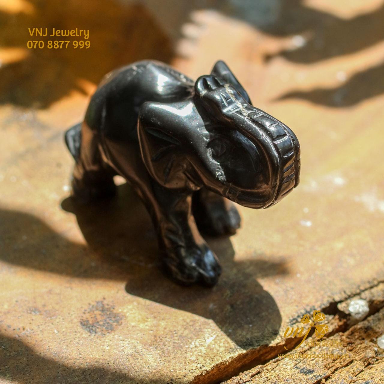 Tượng Voi Đá Shungite