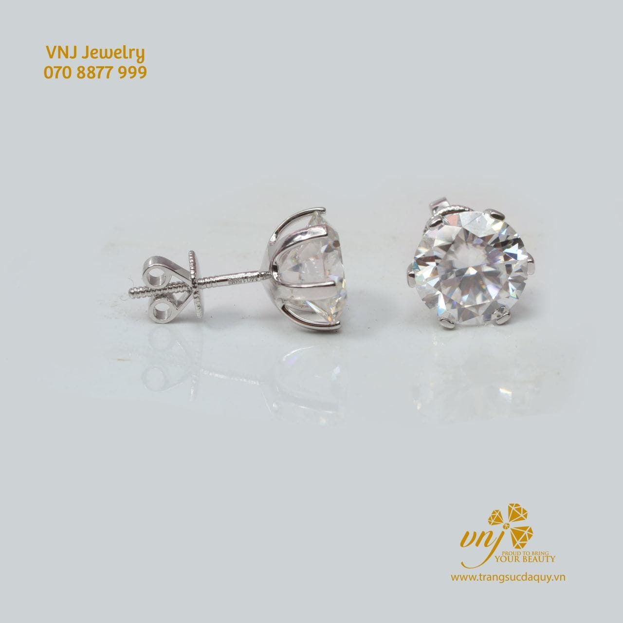 Bông Tai Moissanite BTMS9