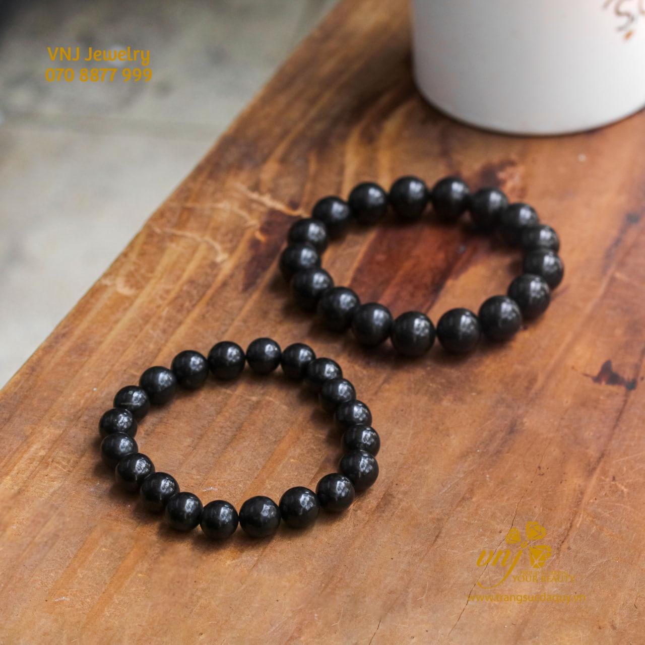 Vòng Tay Đá Shungite VDST1