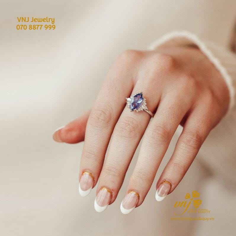 Nhẫn Sapphire Marquise NWS48