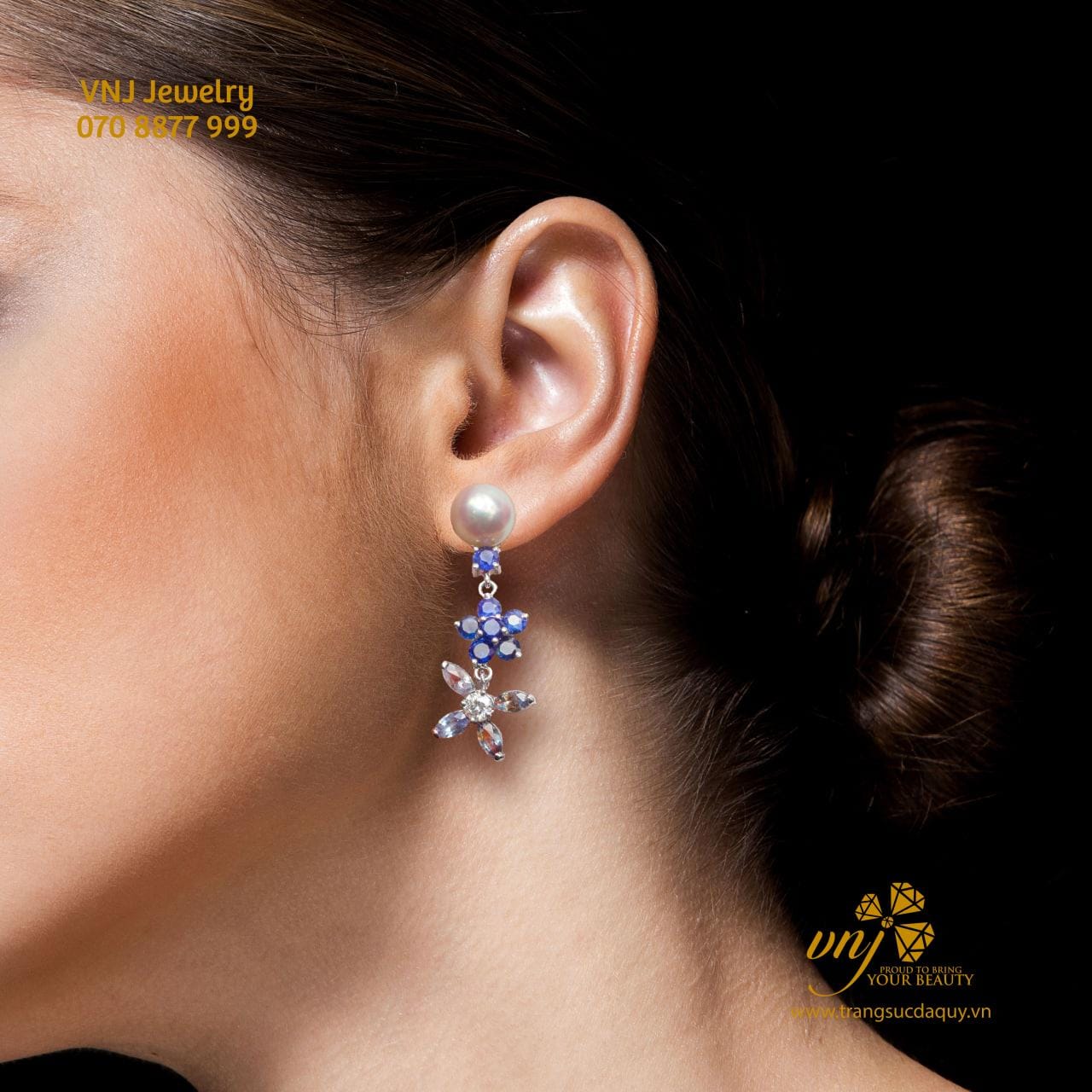Bông Tai Ngọc Trai Mix Sapphire Btn29 (3)