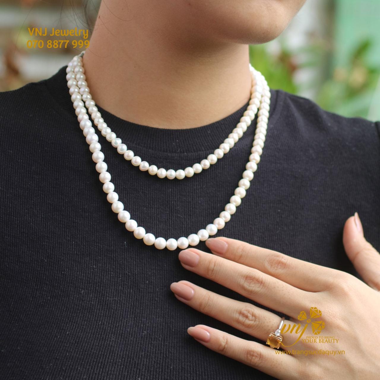 Chuỗi Ngọc Trai Akoya Nước Mặn Vctn16