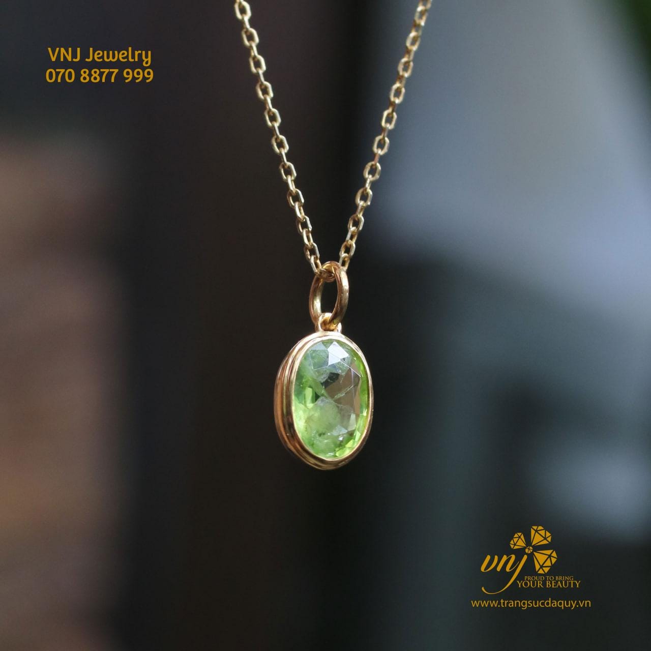 Mặt Dây Chuyền Đá Peridot Mdp4 (3)
