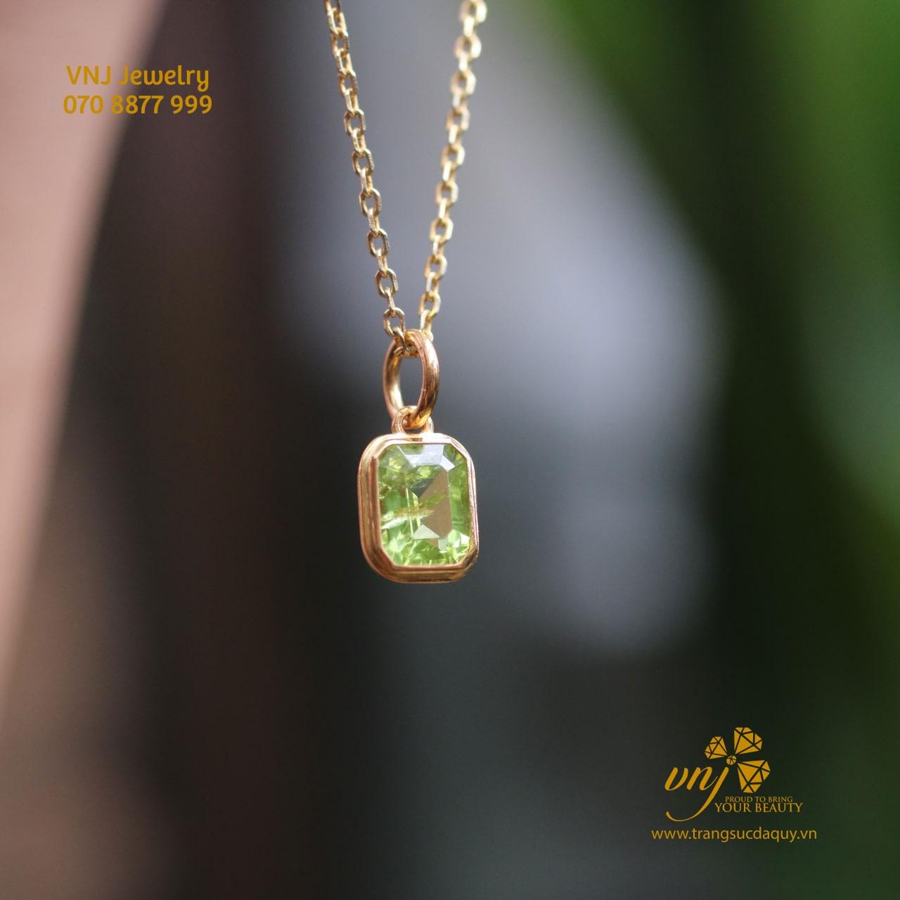 Mặt Dây Chuyền Đá Peridot Mdp4 (4)