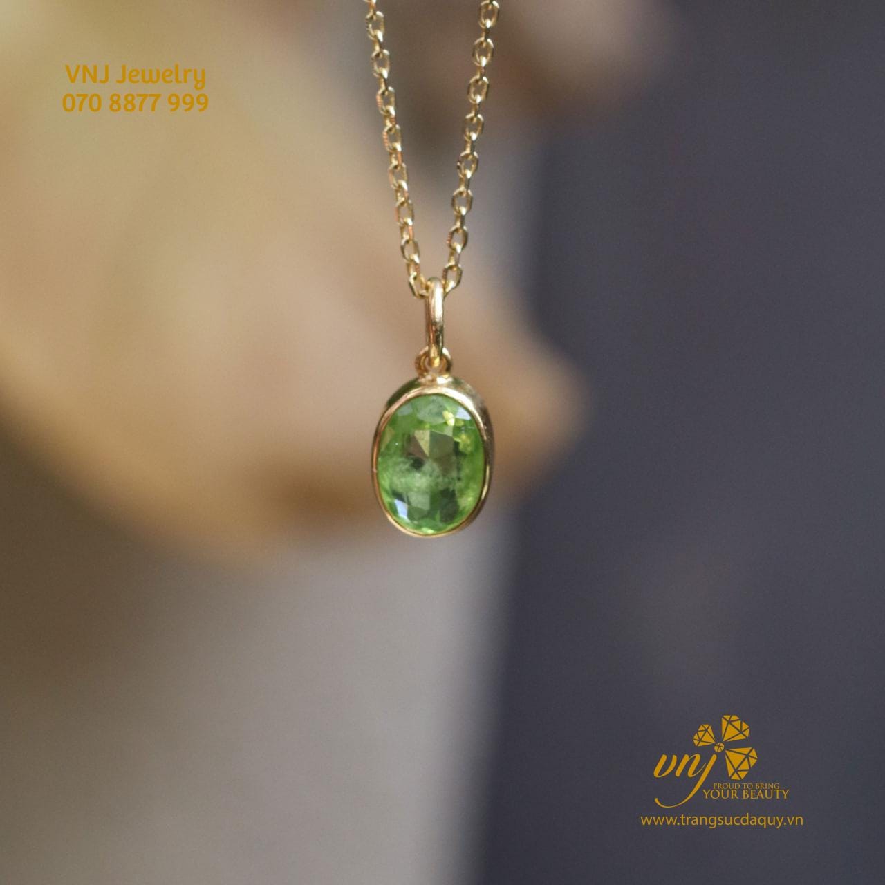 Mặt Dây Chuyền Đá Peridot Mdp4 (7)