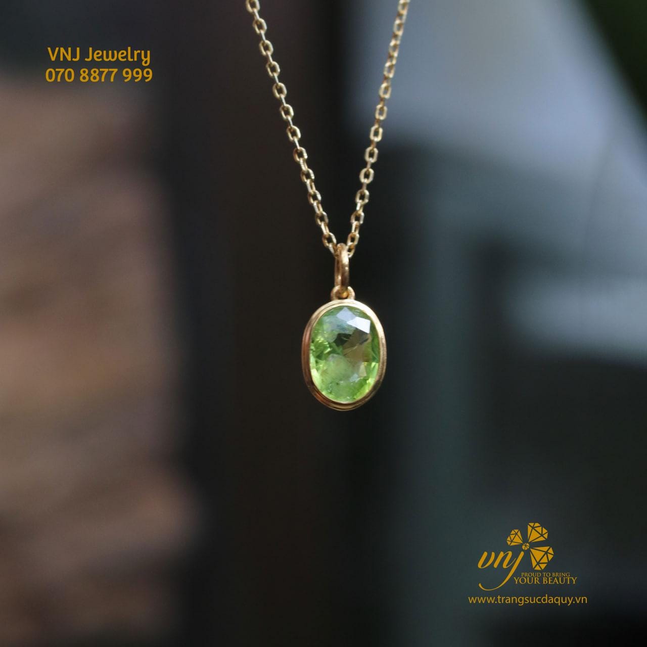 Mặt Dây Chuyền Đá Peridot Mdp4 (9)