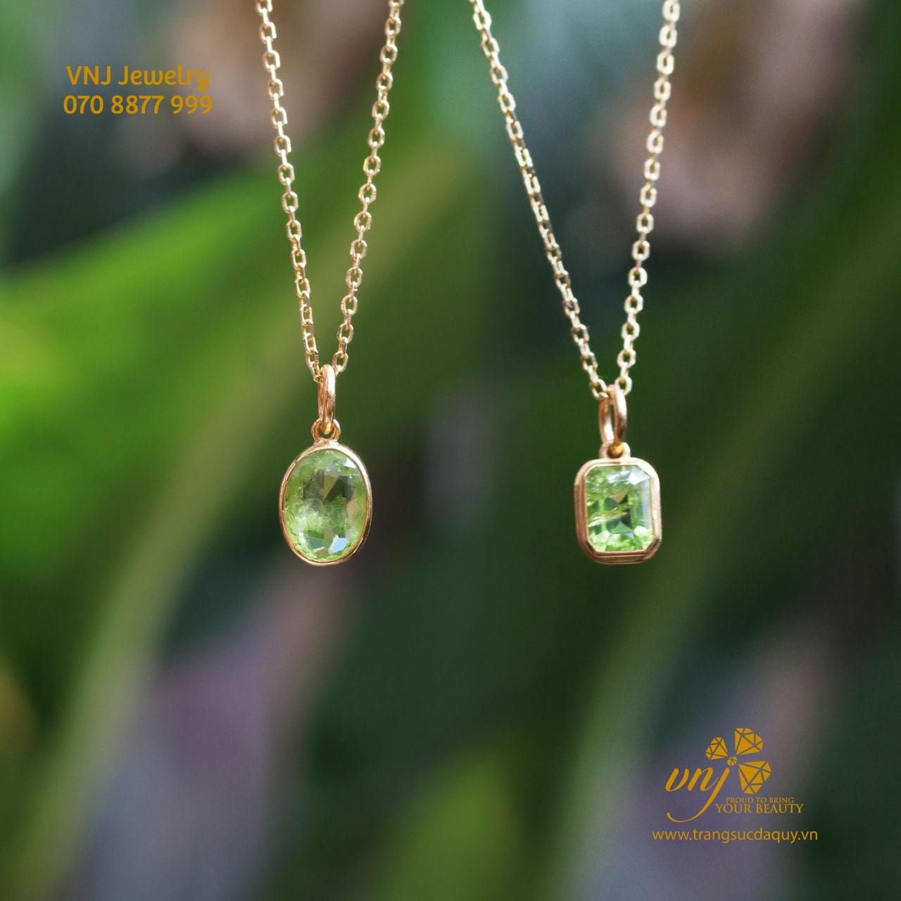 Mặt Dây Chuyền Đá Peridot Mdp4
