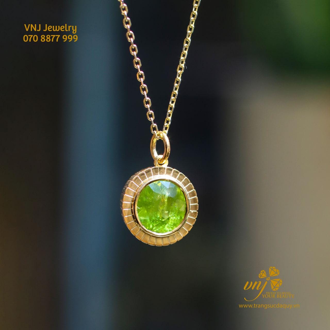 Mặt Dây Chuyền Đá Peridot Mdp5 (2)