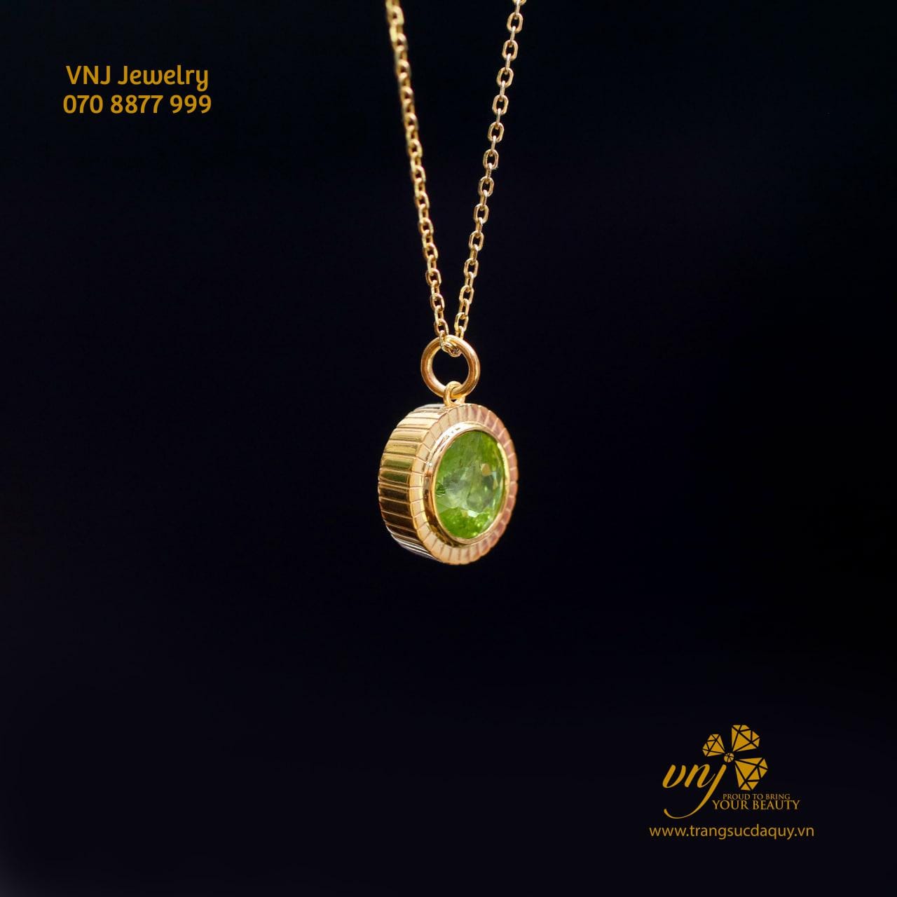 Mặt Dây Chuyền Đá Peridot Mdp5 (3)